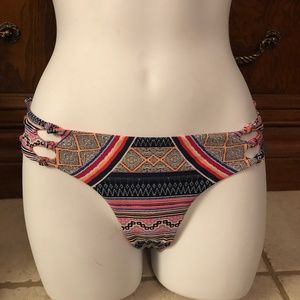 RED CARTER BIKINI BOTTOMS